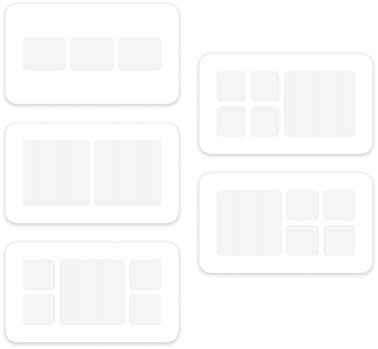 Report row types UI image
