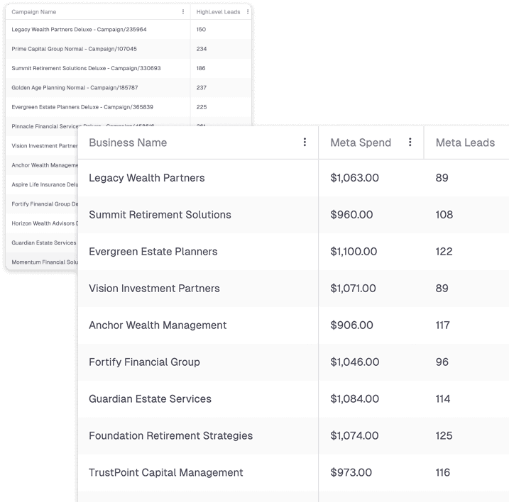 Supametric sheets UI image
